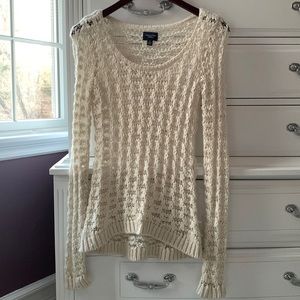 Cream sweater!